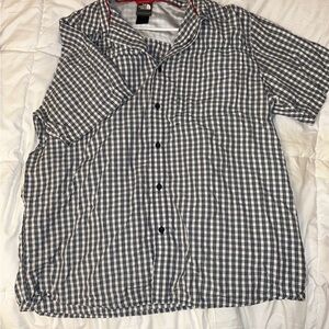 Men’s North Face button up casual work shirt